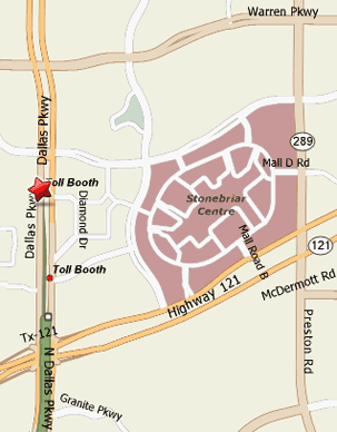 Frisco Professional Counseling Map
